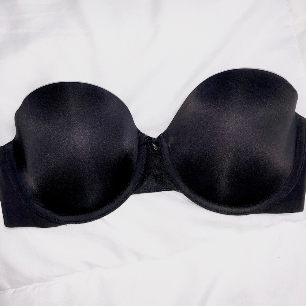 Victoria’s secret black strapless bra 32D